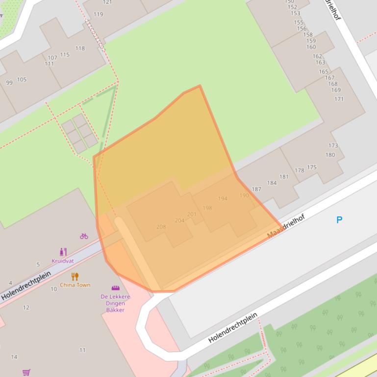 Kaart van postcodegebied 1106NH.