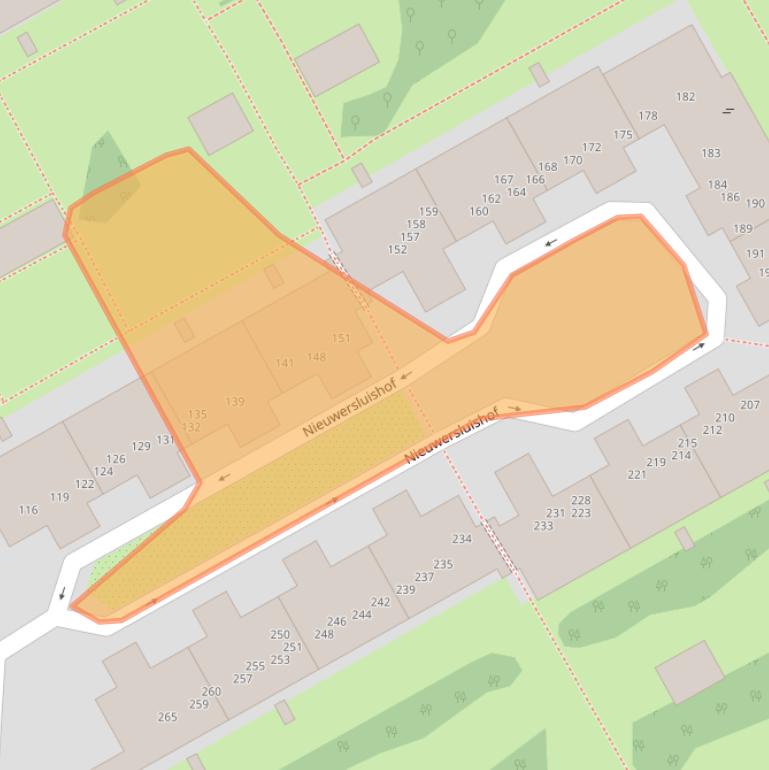 Kaart van postcodegebied 1106PV.