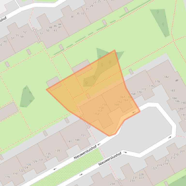 Kaart van postcodegebied 1106PW.