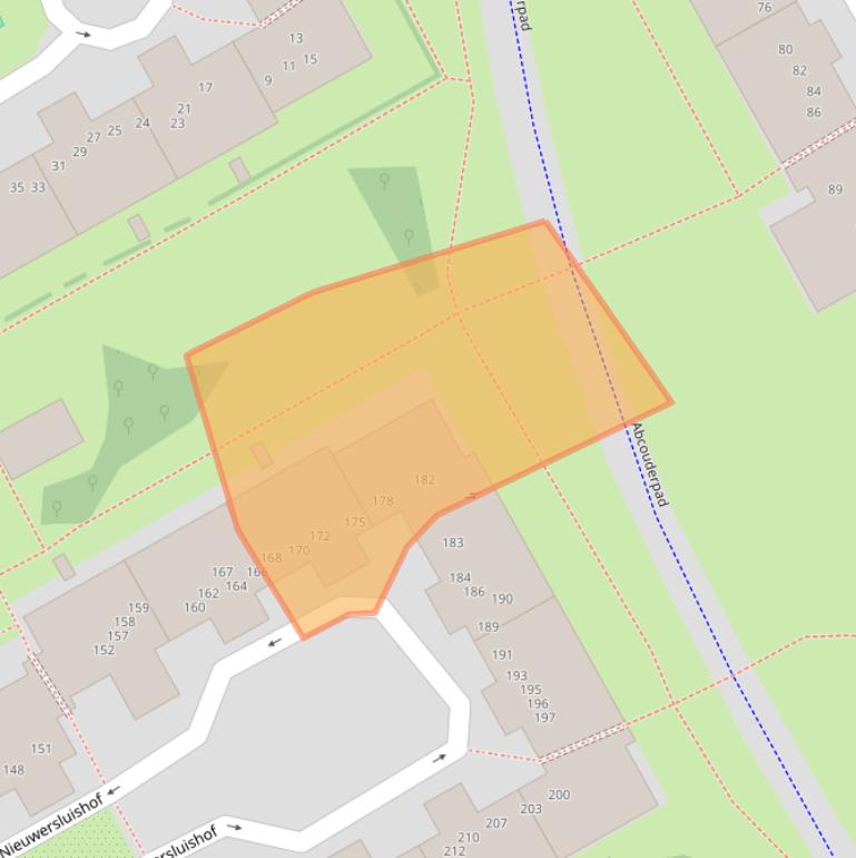 Kaart van postcodegebied 1106PX.