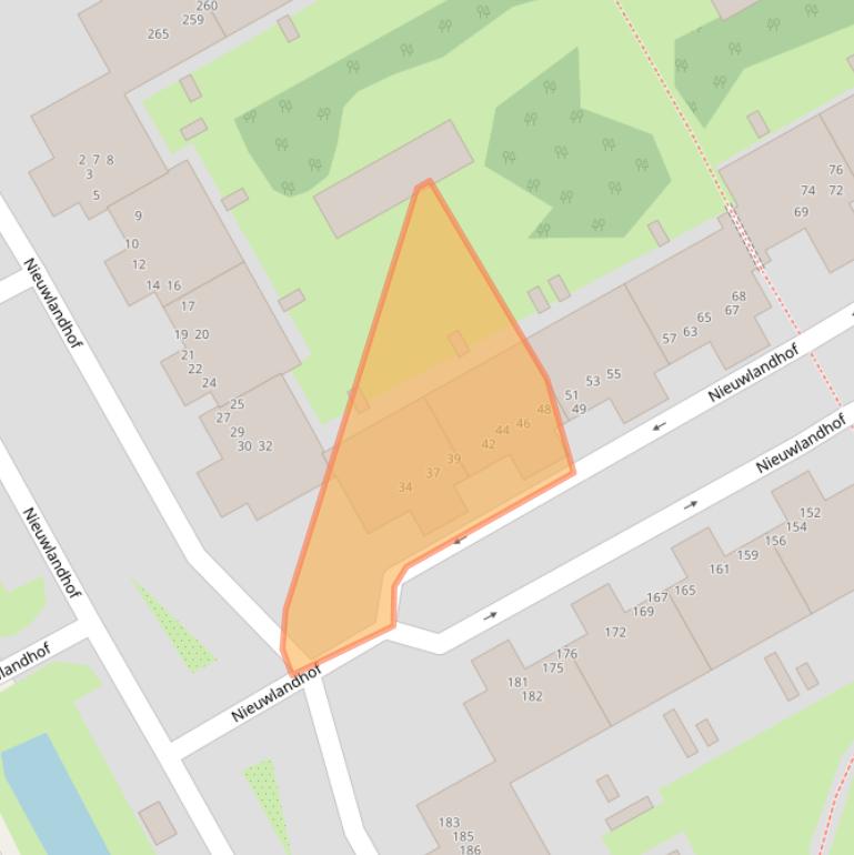 Kaart van postcodegebied 1106RH.