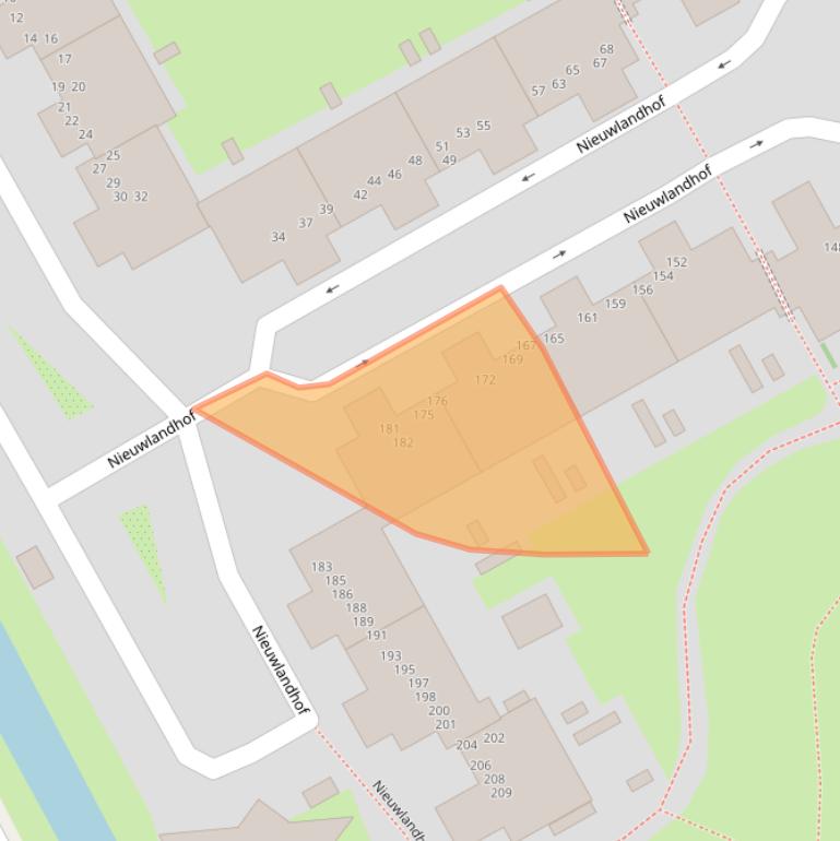 Kaart van postcodegebied 1106RS.