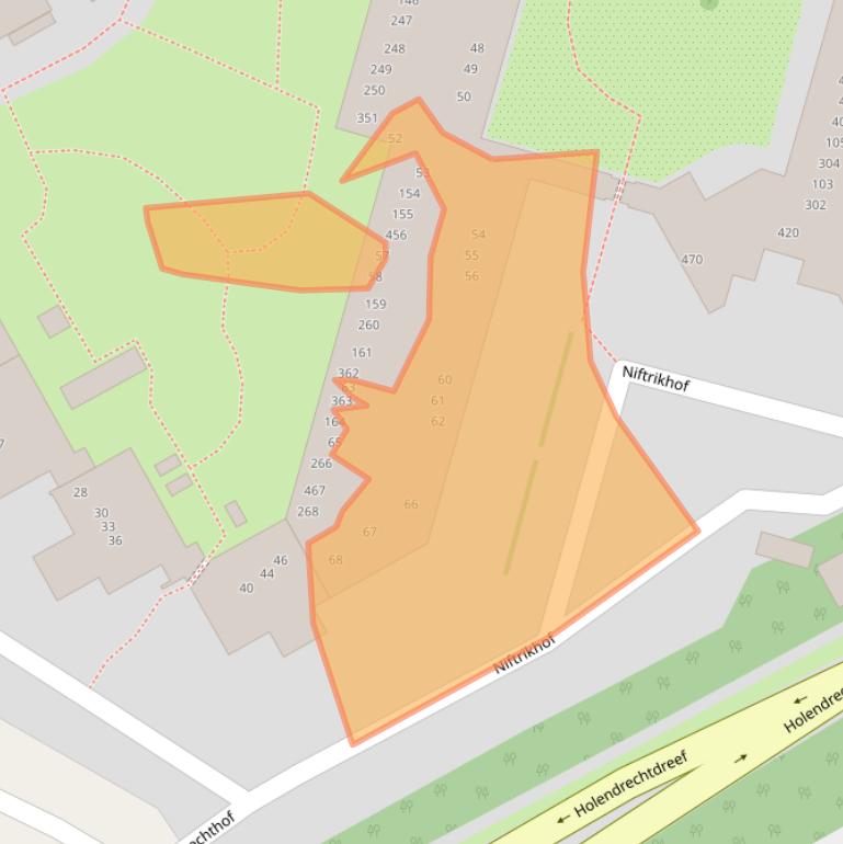 Kaart van postcodegebied 1106SK.