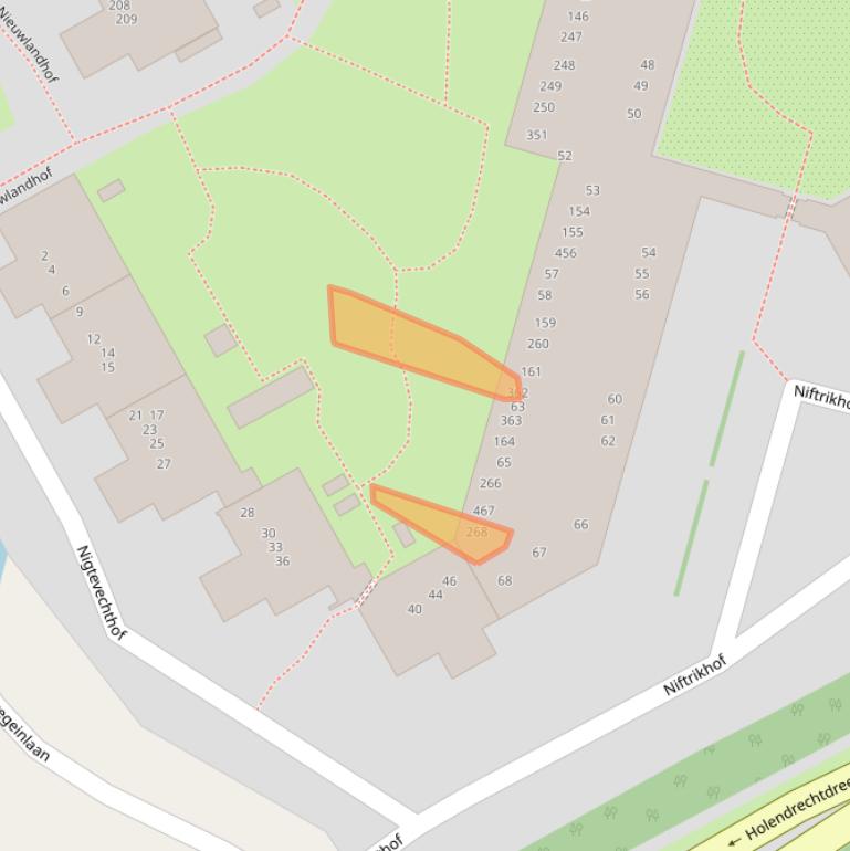 Kaart van postcodegebied 1106ST.