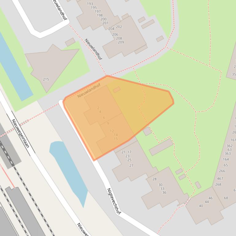 Kaart van postcodegebied 1106TB.