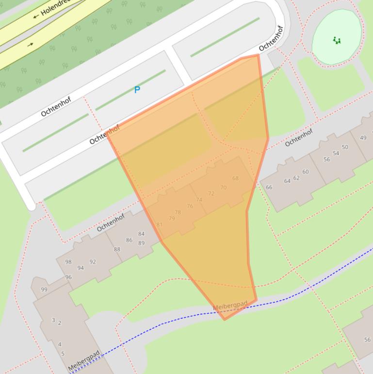 Kaart van postcodegebied 1106TL.