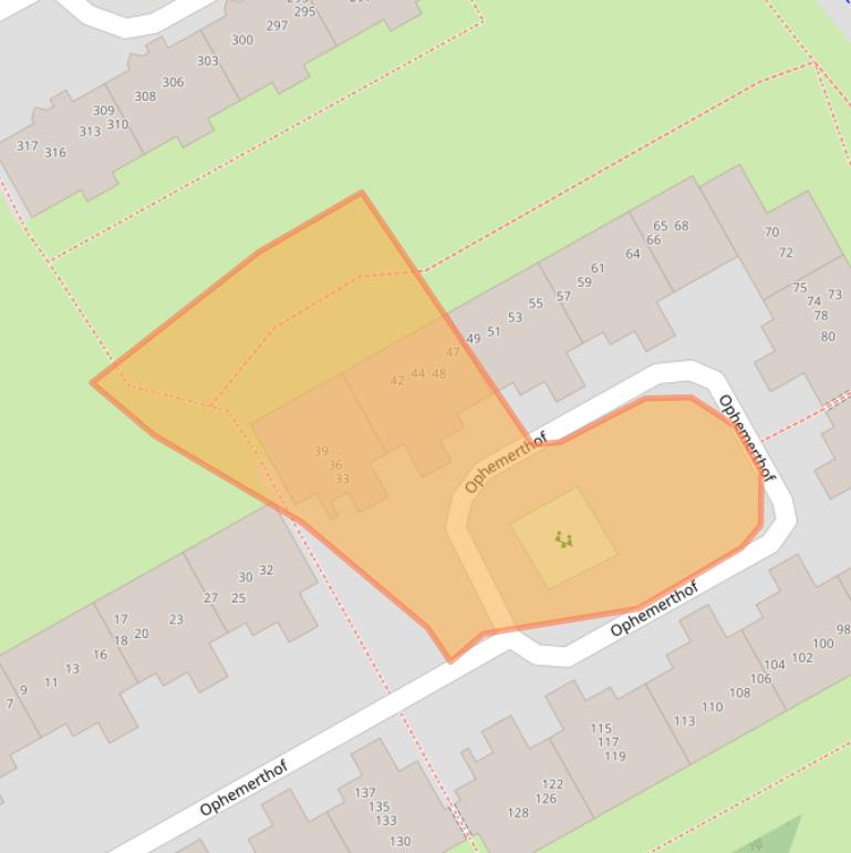 Kaart van postcodegebied 1106VV.
