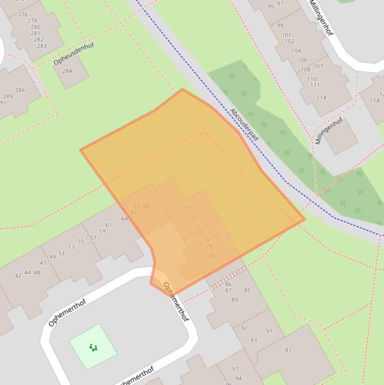 Kaart van postcodegebied 1106VX.