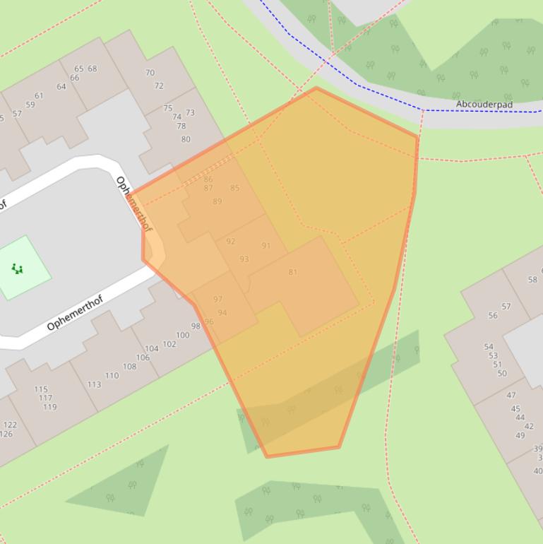 Kaart van postcodegebied 1106VZ.