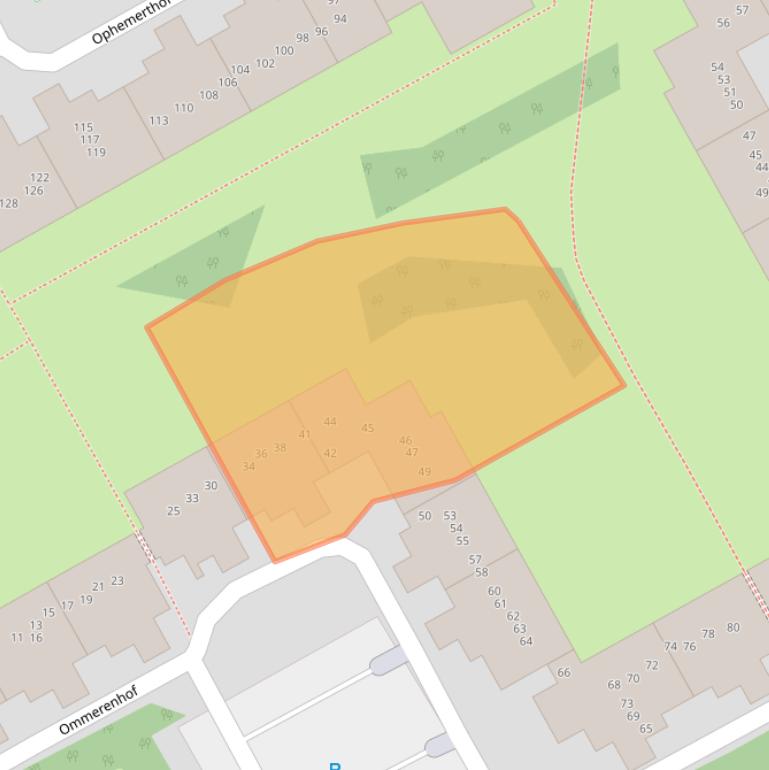 Kaart van postcodegebied 1106XK.