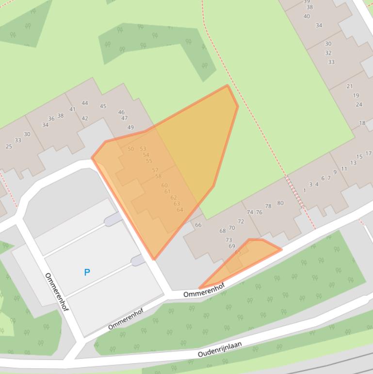 Kaart van postcodegebied 1106XL.