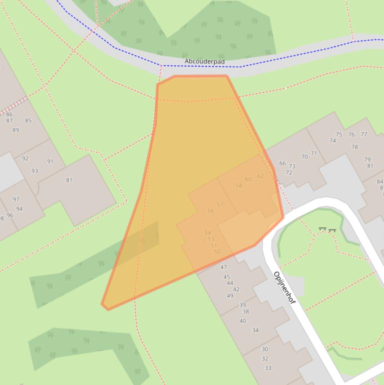 Kaart van postcodegebied 1106XS.