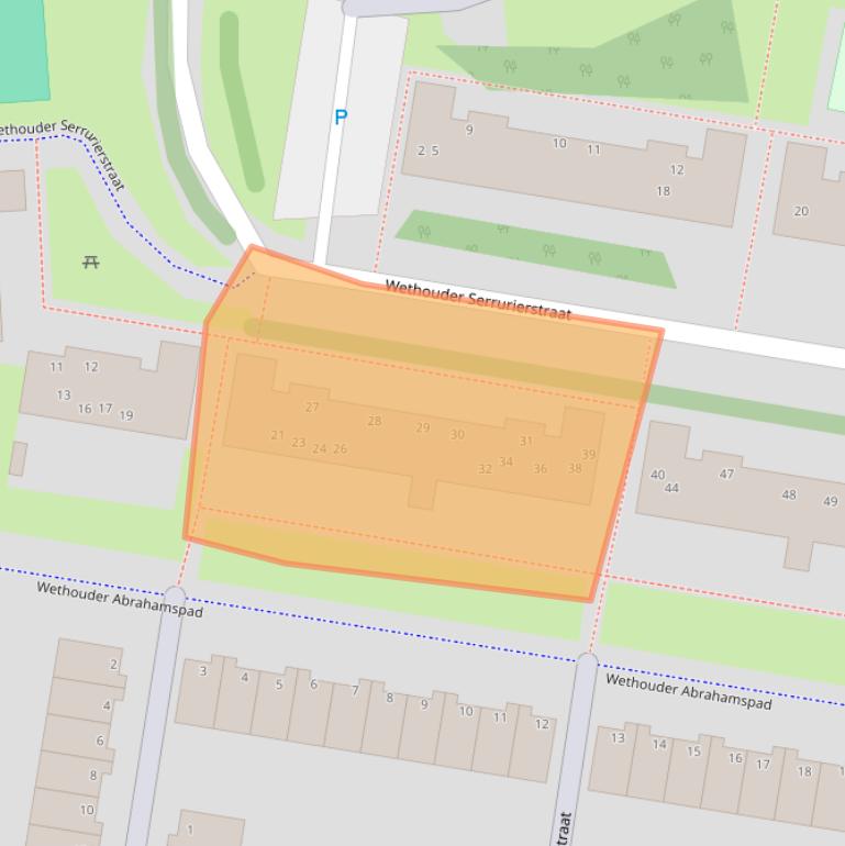 Kaart van postcodegebied 1107CE.