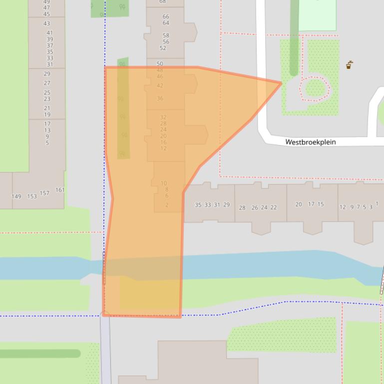 Kaart van postcodegebied 1107NC.