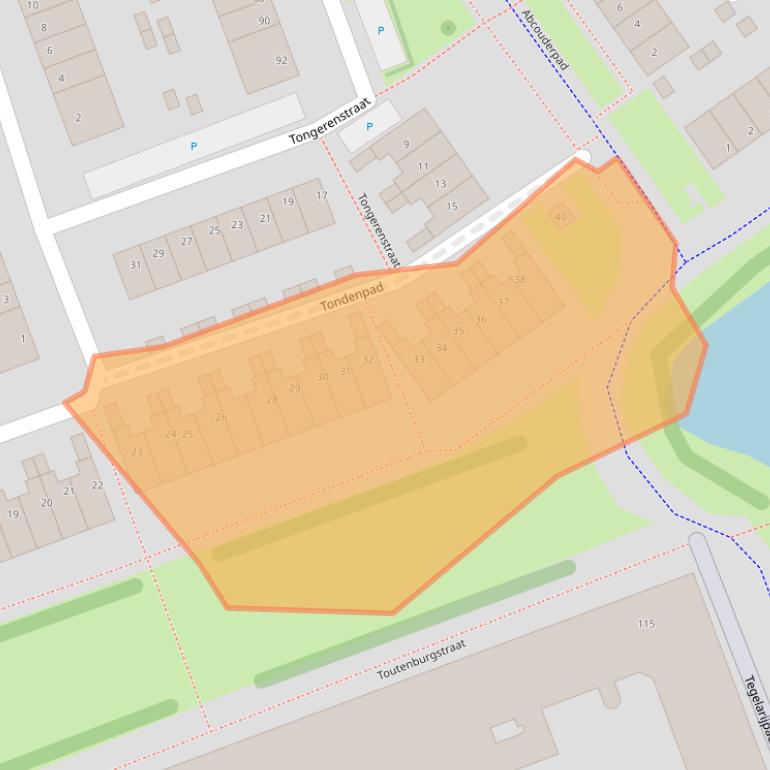 Kaart van postcodegebied 1107PM.