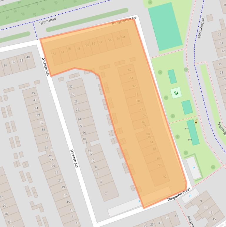 Kaart van postcodegebied 1107PS.