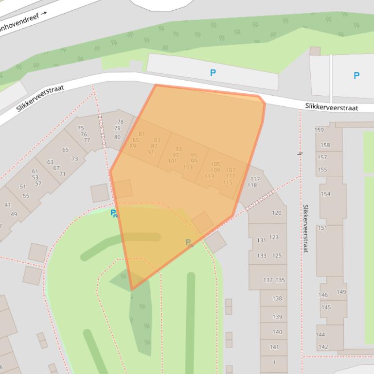 Kaart van postcodegebied 1107VM.