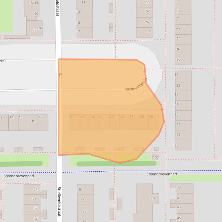 Kaart van postcodegebied 1107WB.