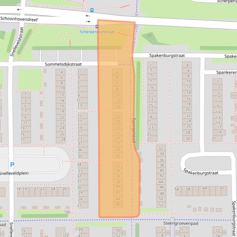 Kaart van postcodegebied 1107WH.