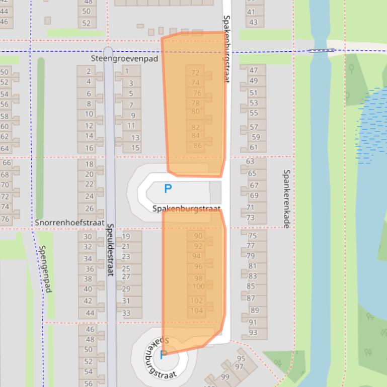 Kaart van postcodegebied 1107WT.