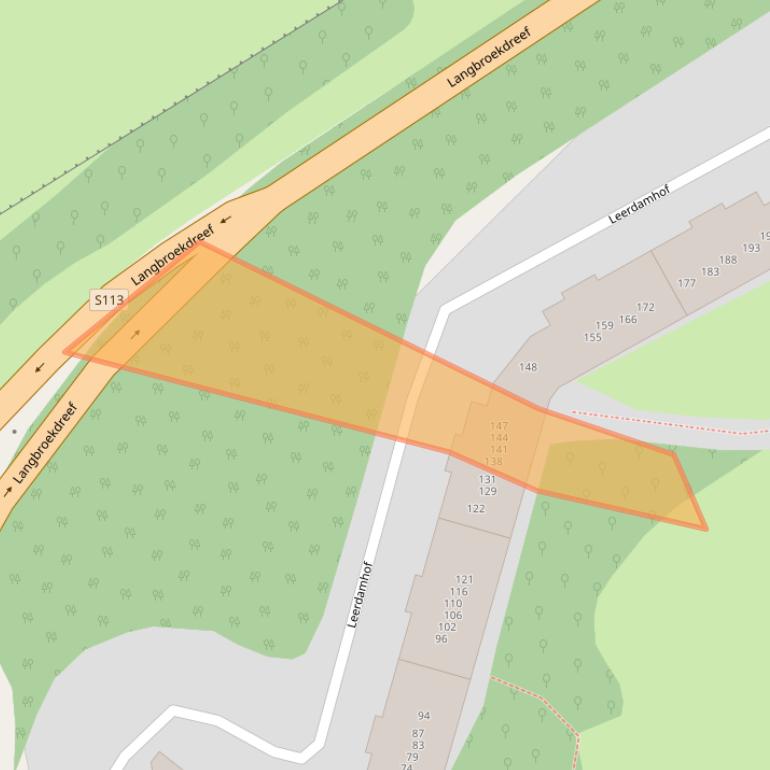 Kaart van postcodegebied 1108BM.