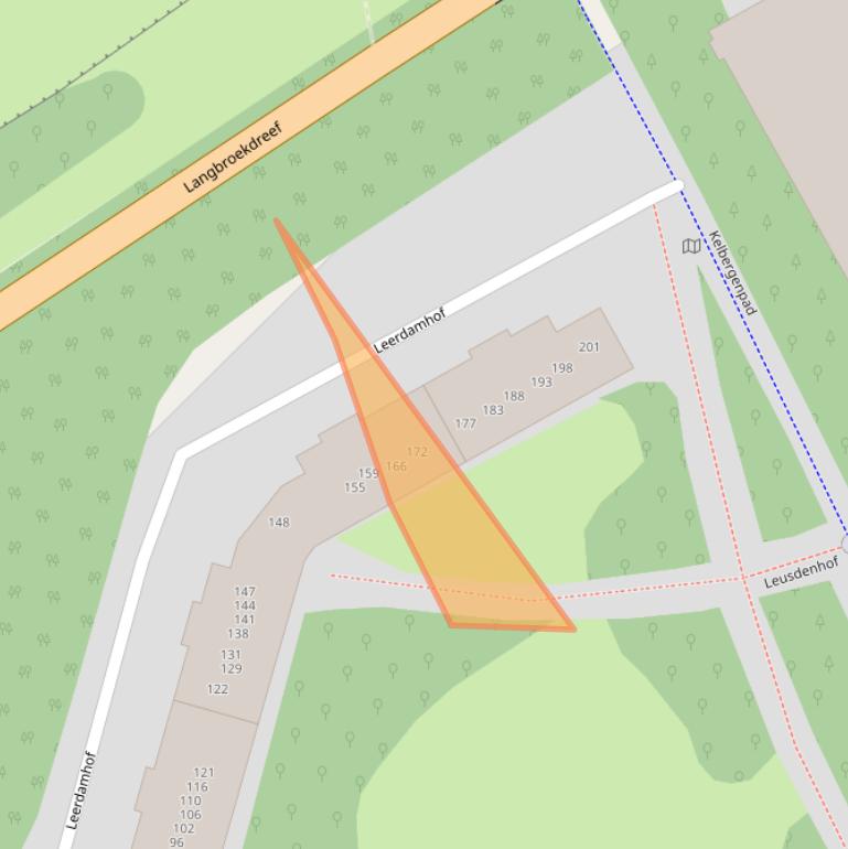 Kaart van postcodegebied 1108BP.