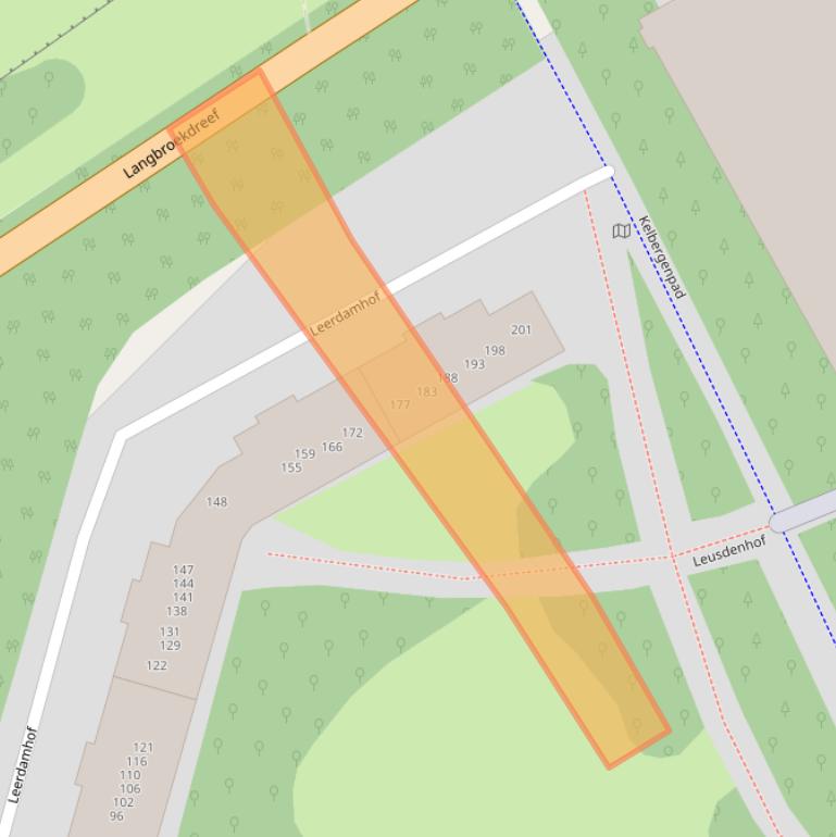 Kaart van postcodegebied 1108BR.