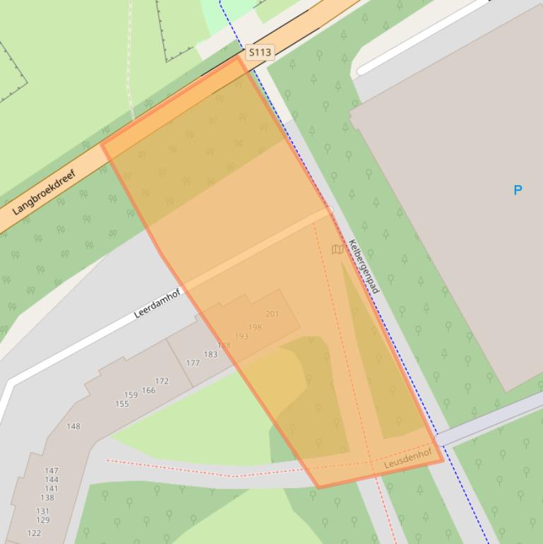 Kaart van postcodegebied 1108BS.