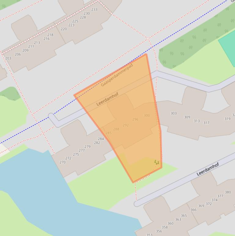 Kaart van postcodegebied 1108CA.