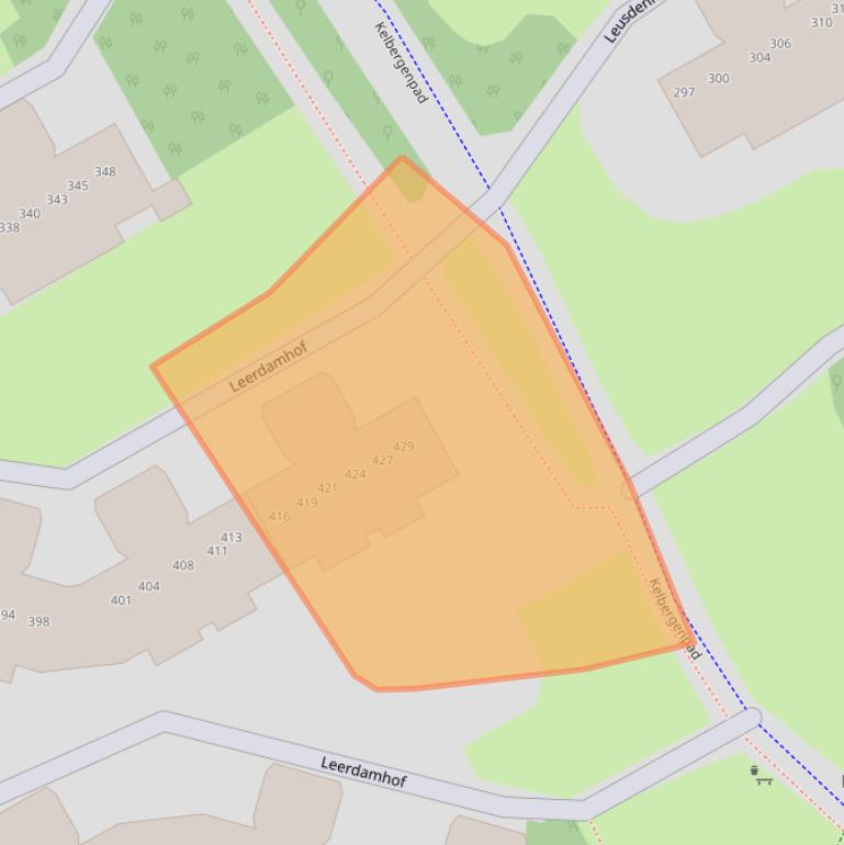 Kaart van postcodegebied 1108CK.