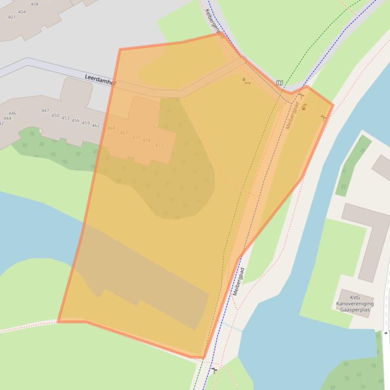 Kaart van postcodegebied 1108CN.