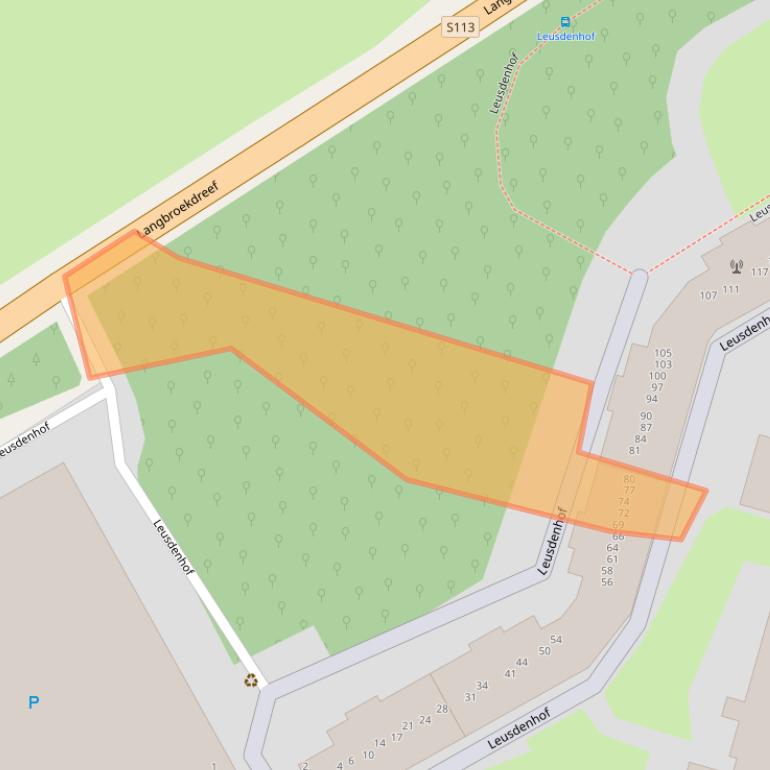 Kaart van postcodegebied 1108CW.