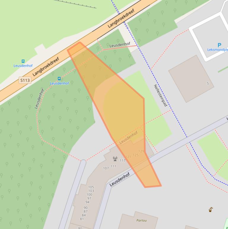 Kaart van postcodegebied 1108DB.