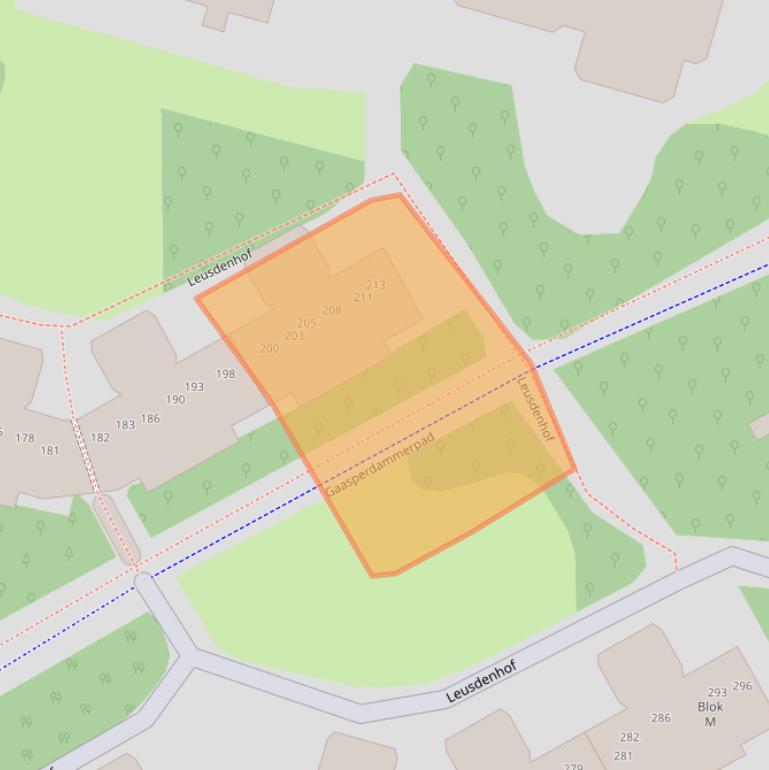 Kaart van postcodegebied 1108DH.