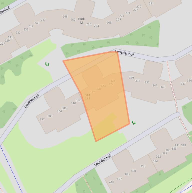 Kaart van postcodegebied 1108DR.