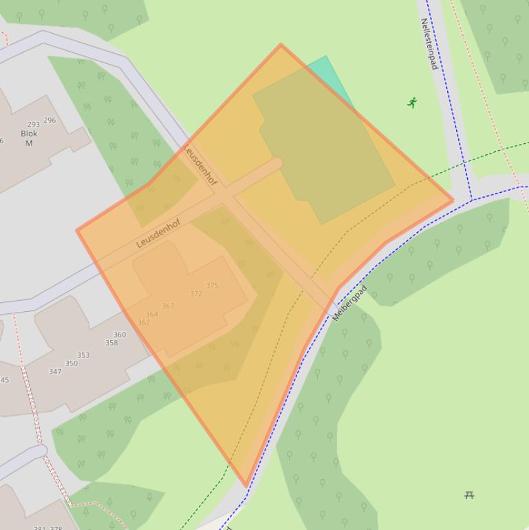 Kaart van postcodegebied 1108DV.