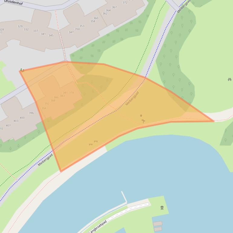 Kaart van postcodegebied 1108DW.