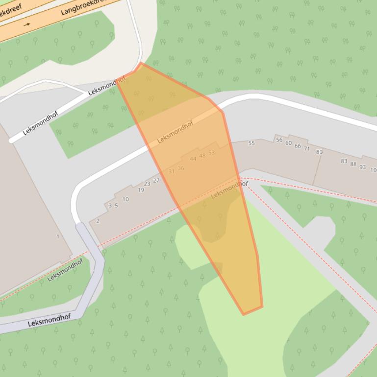 Kaart van postcodegebied 1108EN.