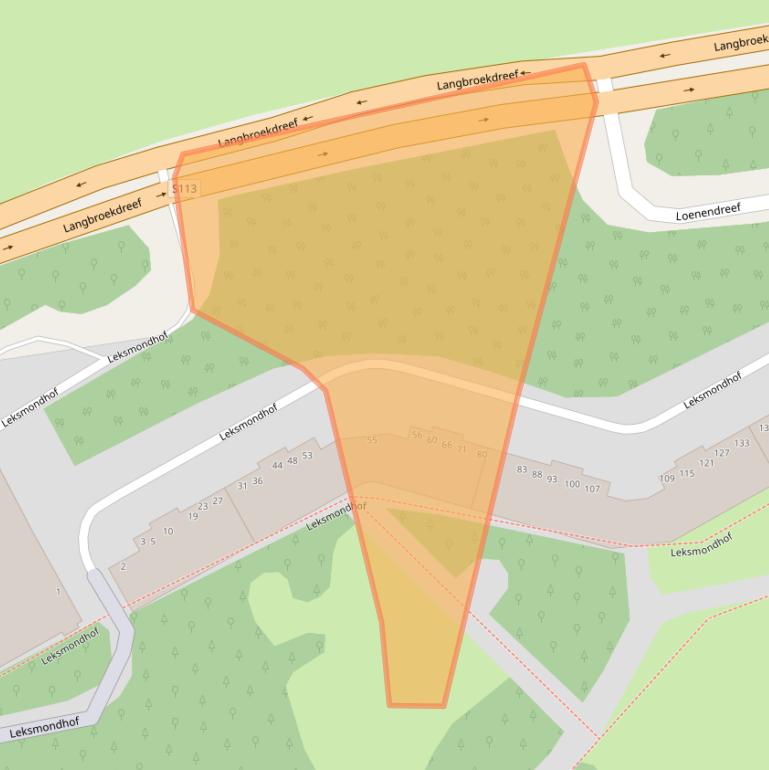 Kaart van postcodegebied 1108EP.