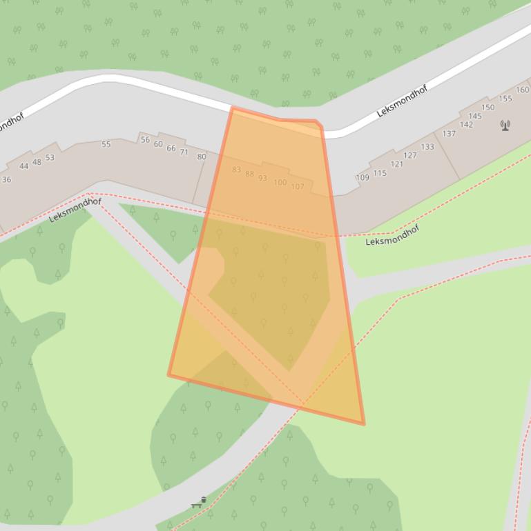 Kaart van postcodegebied 1108ER.