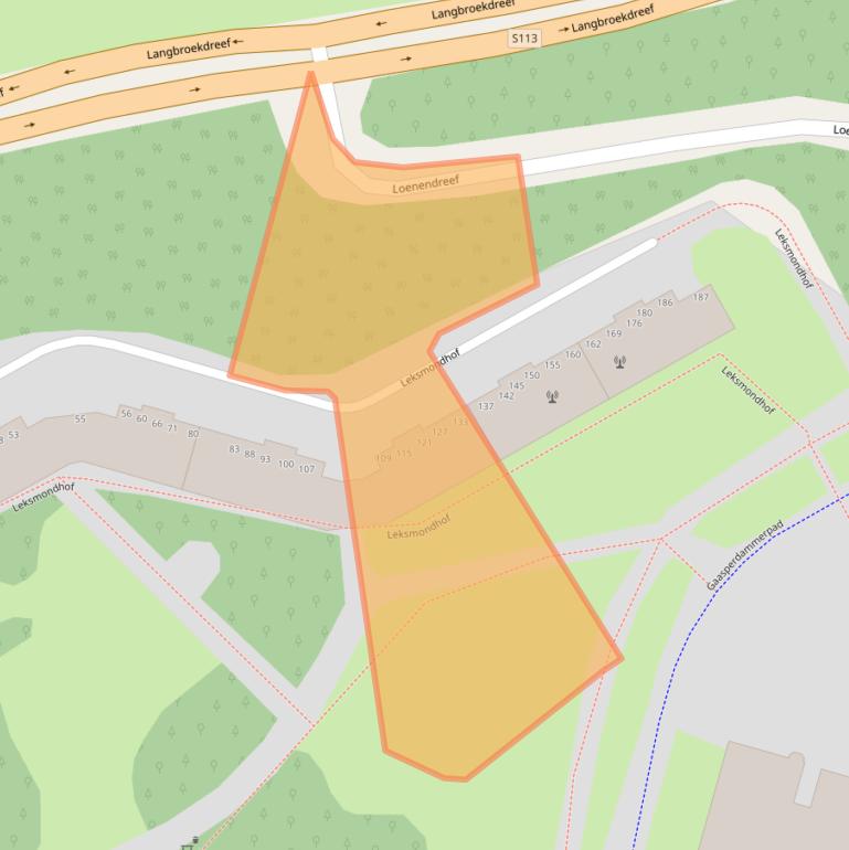 Kaart van postcodegebied 1108ES.