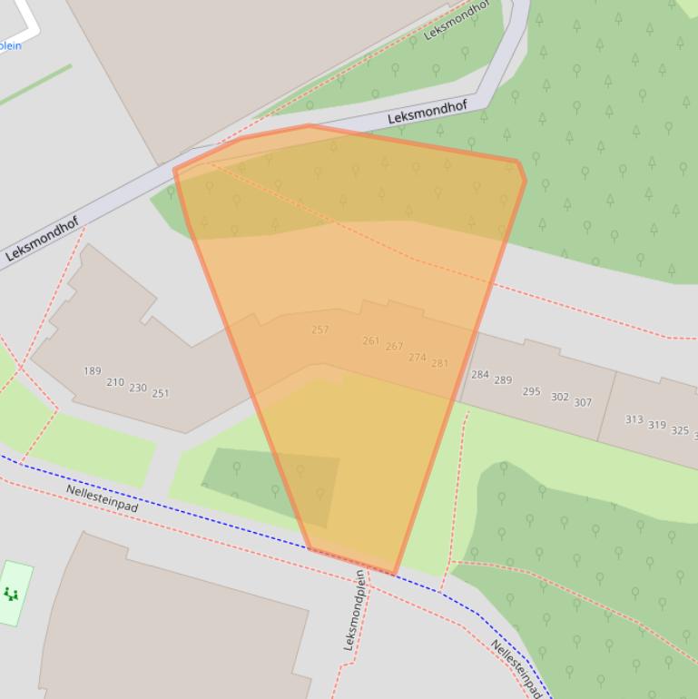 Kaart van postcodegebied 1108GA.