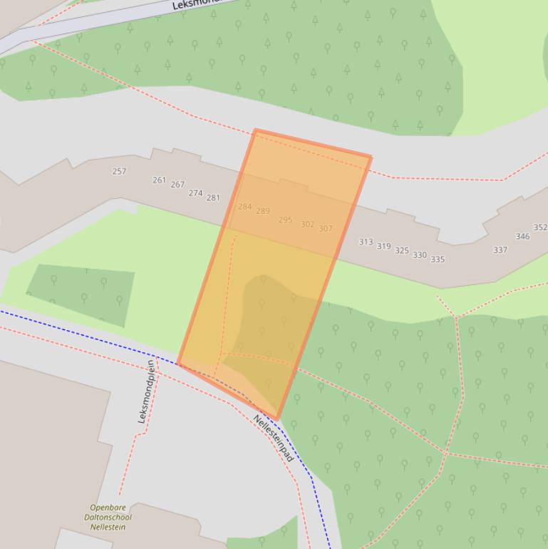 Kaart van postcodegebied 1108GB.