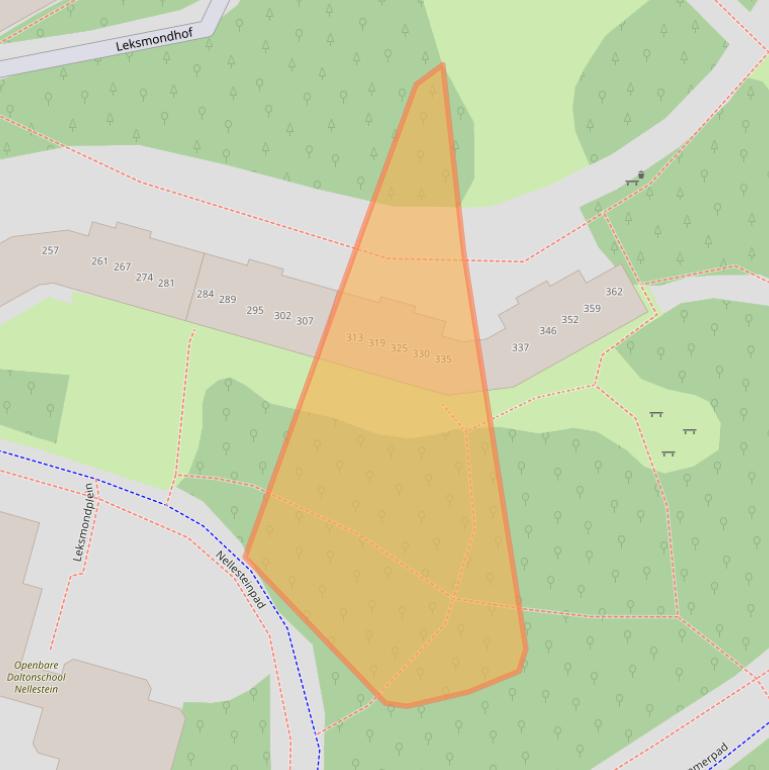 Kaart van postcodegebied 1108GC.