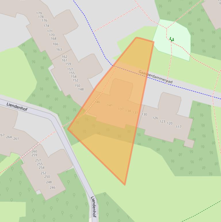 Kaart van postcodegebied 1108HH.