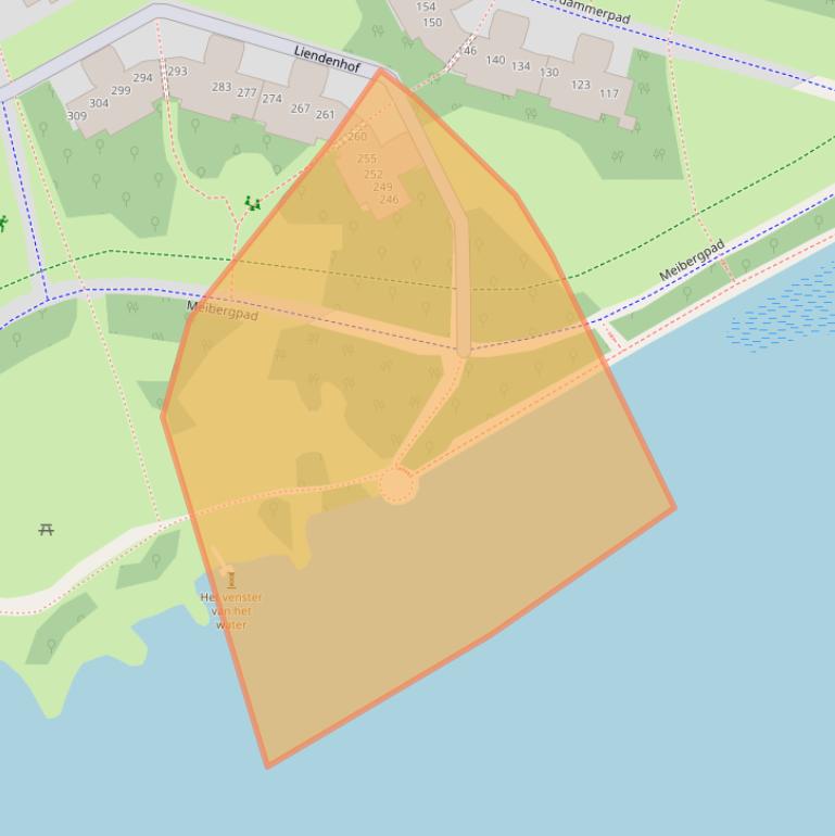 Kaart van postcodegebied 1108HR.