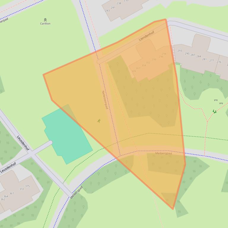 Kaart van postcodegebied 1108HV.