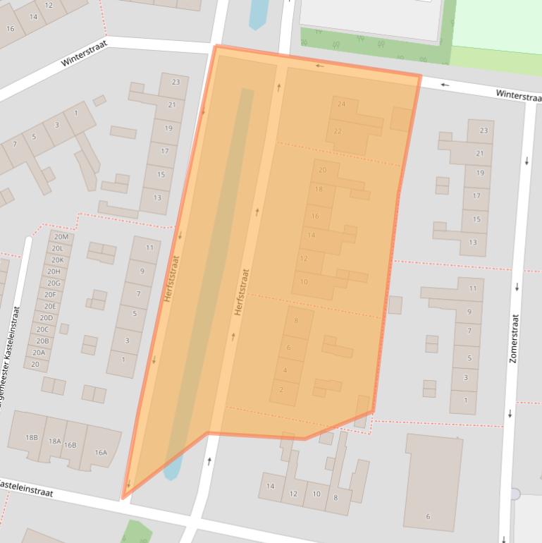 Kaart van postcodegebied 1109AZ.