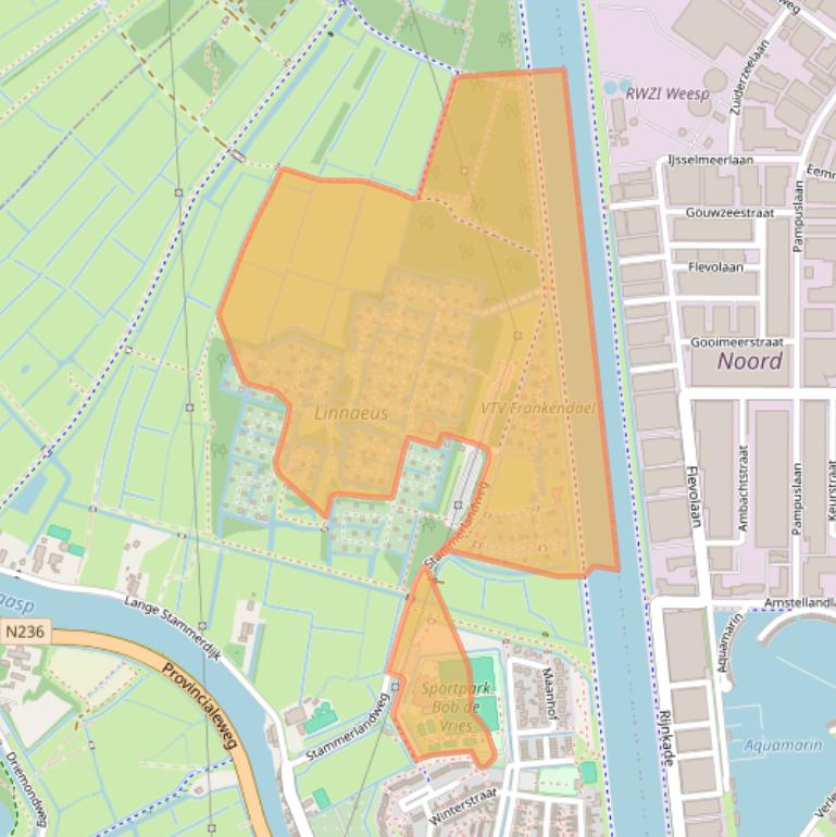 Kaart van postcodegebied 1109BR.