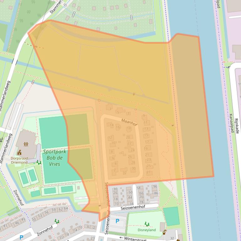 Kaart van postcodegebied 1109CB.